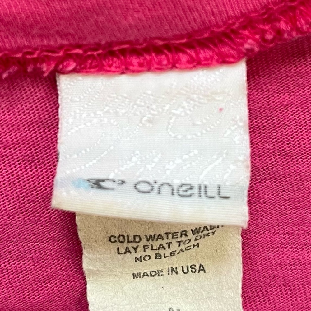 Vintage O’neill Cap Sleeve Women's Crewneck Logo T-Shirt Size Medium - Picture 8 of 10